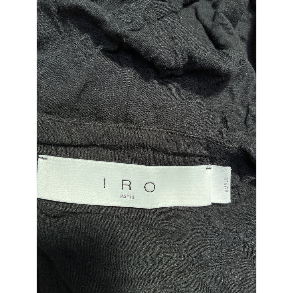 Iro 'Barba' Black Blouse Size S