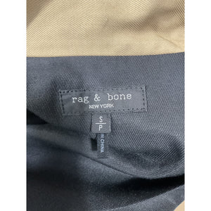 Rag & Bone Cropped Tan Beverly Trench Coat Size S