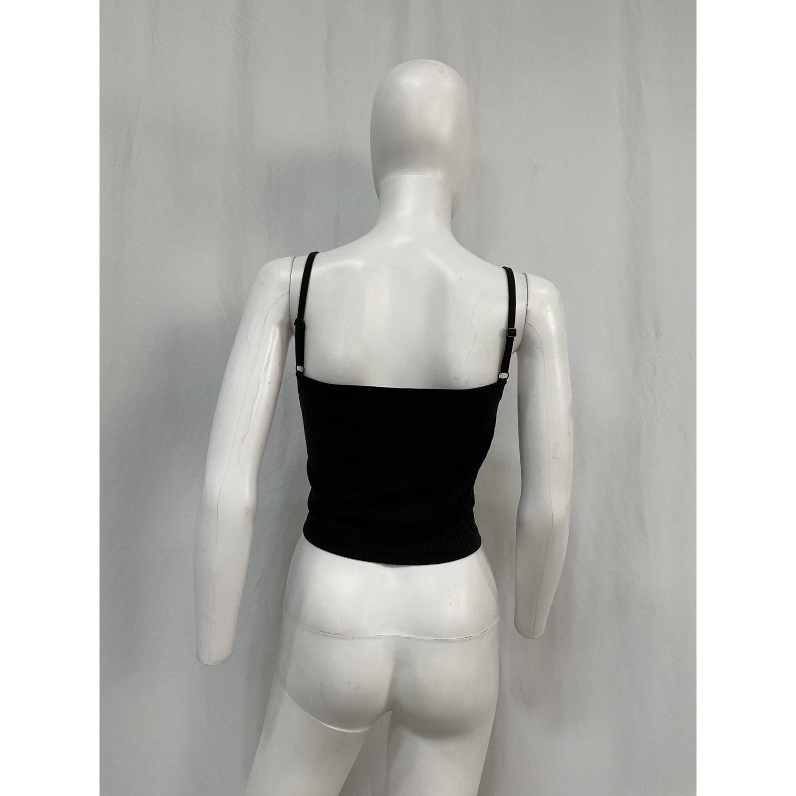 Alexander Wang 'Cami' Black Cotton Top Size L