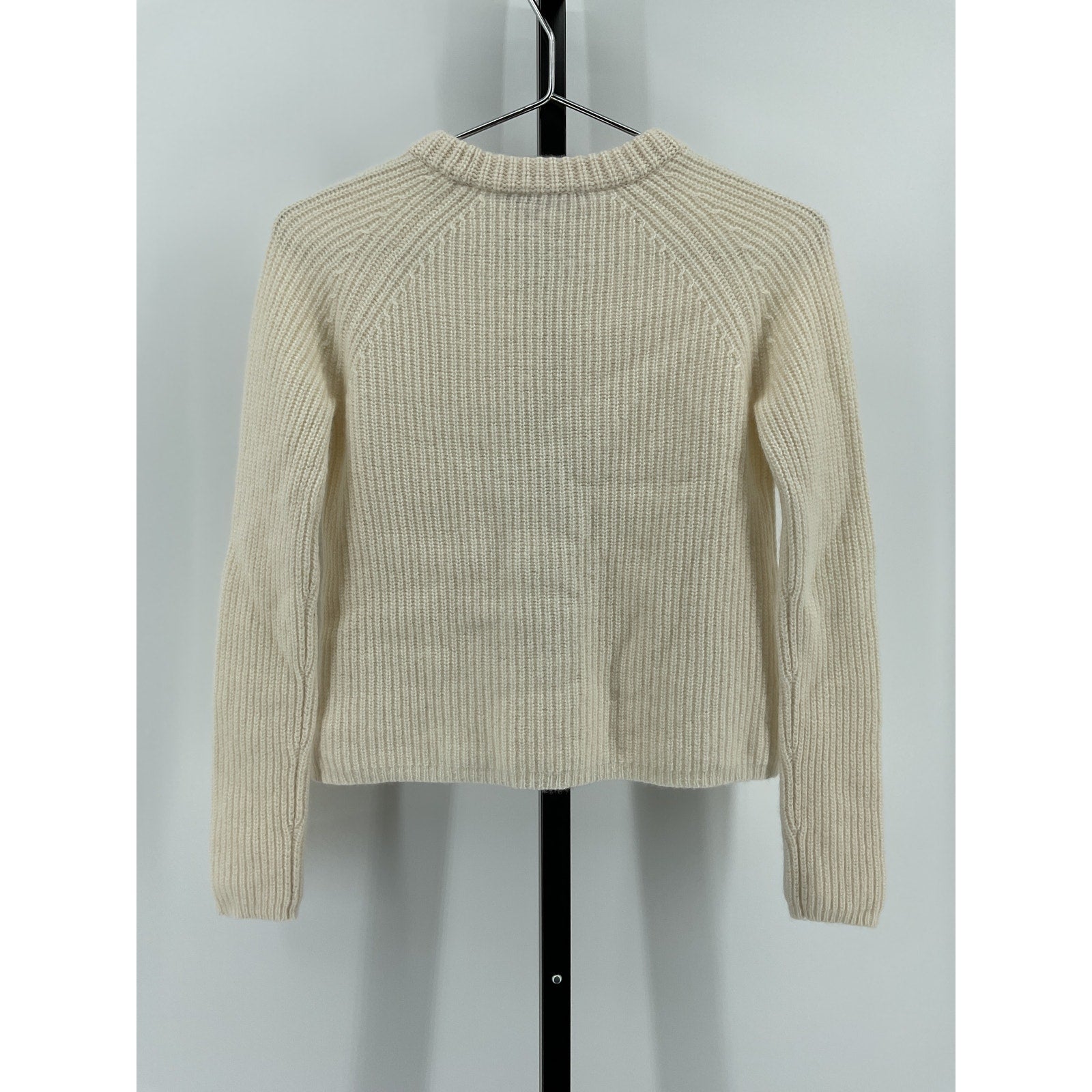 Jenni Kayne 'Fisherman' Ivory Cashmere Sweater Size XS