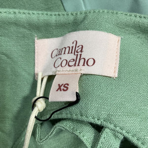 Camila Coelho Strappy Sage Green Matilde Vest Size XS NWT