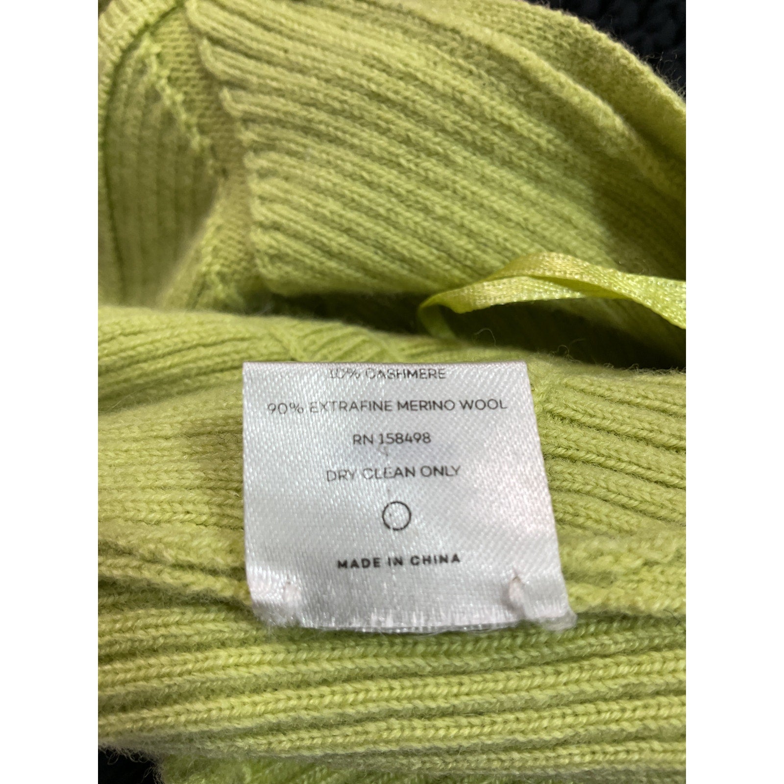 Cult Gaia 'Somage' Green Knit Top Size XS