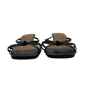 Flattered Strappy Black Eunisa Heeled Sandal Size 38 EU / US 8