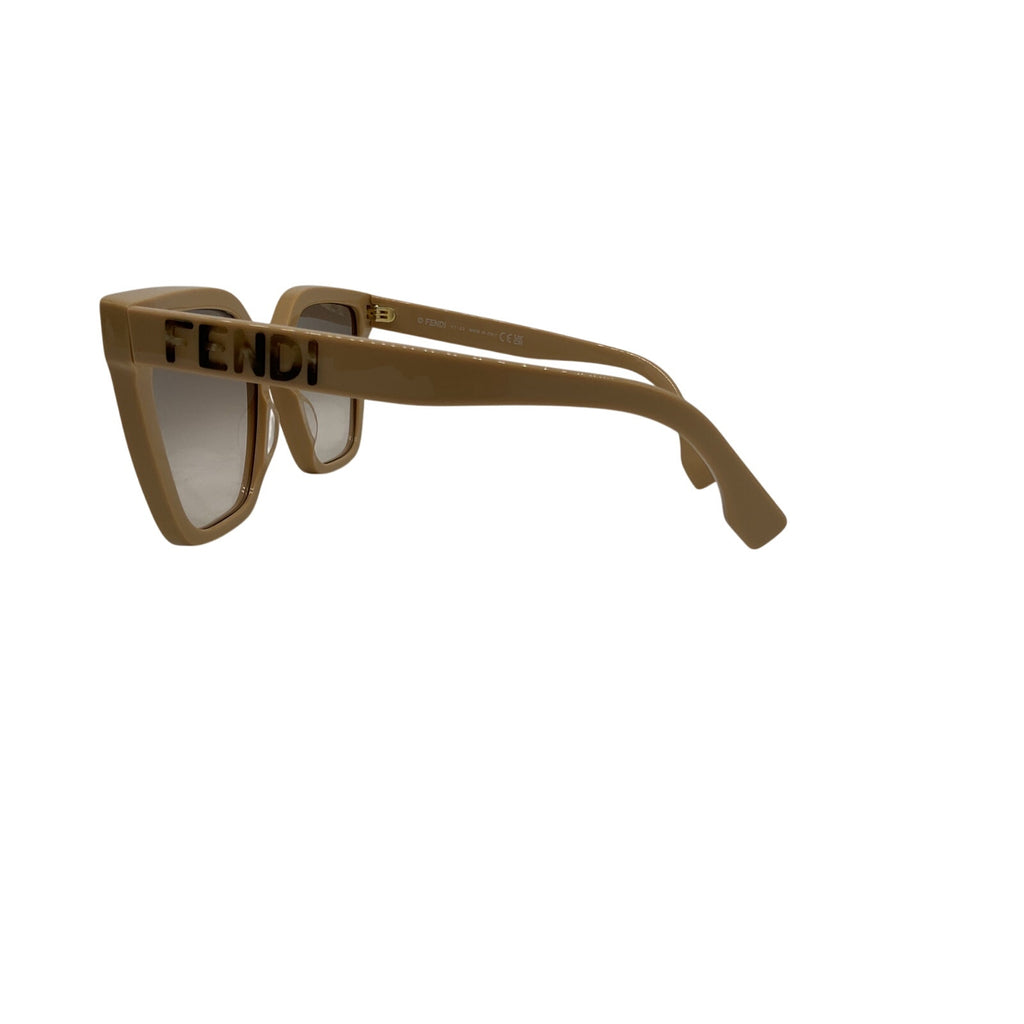 Fendi Square Beige Sunglasses Size OS