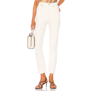 Agolde High Rise Straight Beige Remy Denim Jeans Size 26