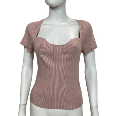 Pistola Ribbed Mauve Tiff Sweater Size L