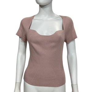 Pistola Ribbed Mauve Tiff Sweater Size L