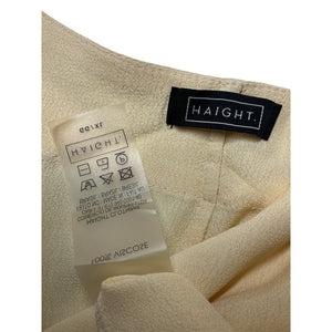 Haight Knotted Yellow Wrap Dress Size X Large