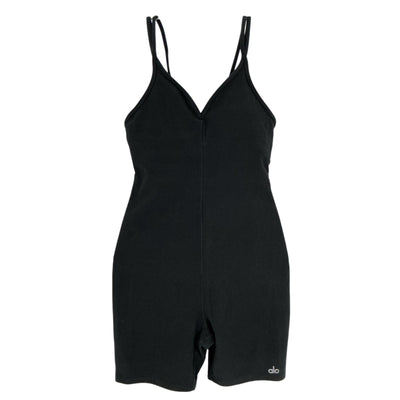 Alo Yoga Soft Black Suns Out Onesie Unitard Size M