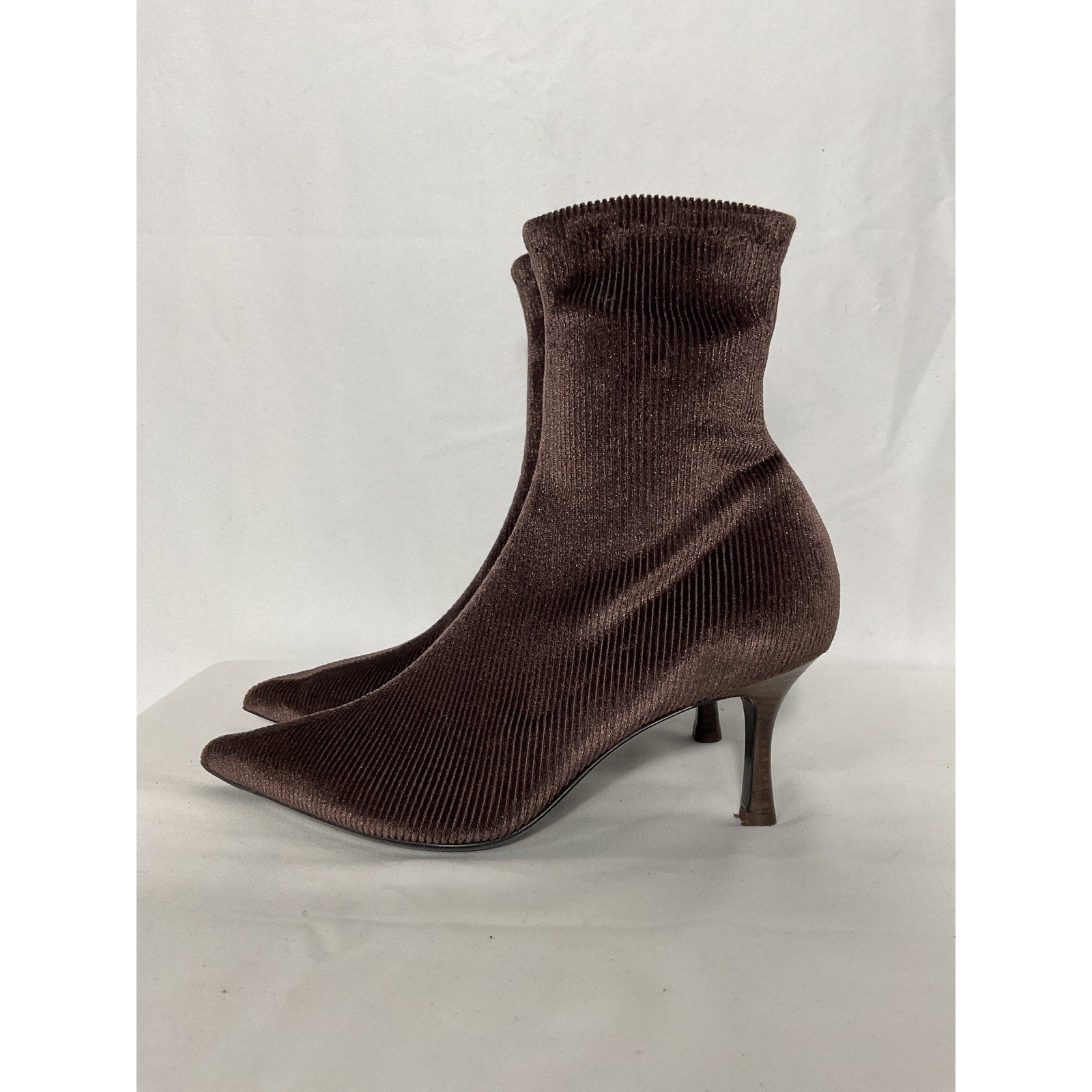 Rag & Bone 'Brea' Brown Corded Sock Boot Size 5