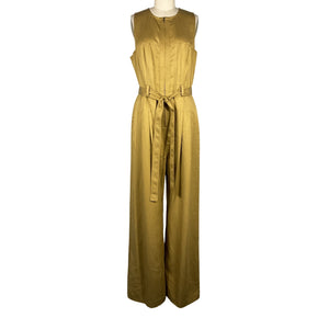 Ulla Johnson 'Marin' Yellow Lyocell Jumpsuit Size 8