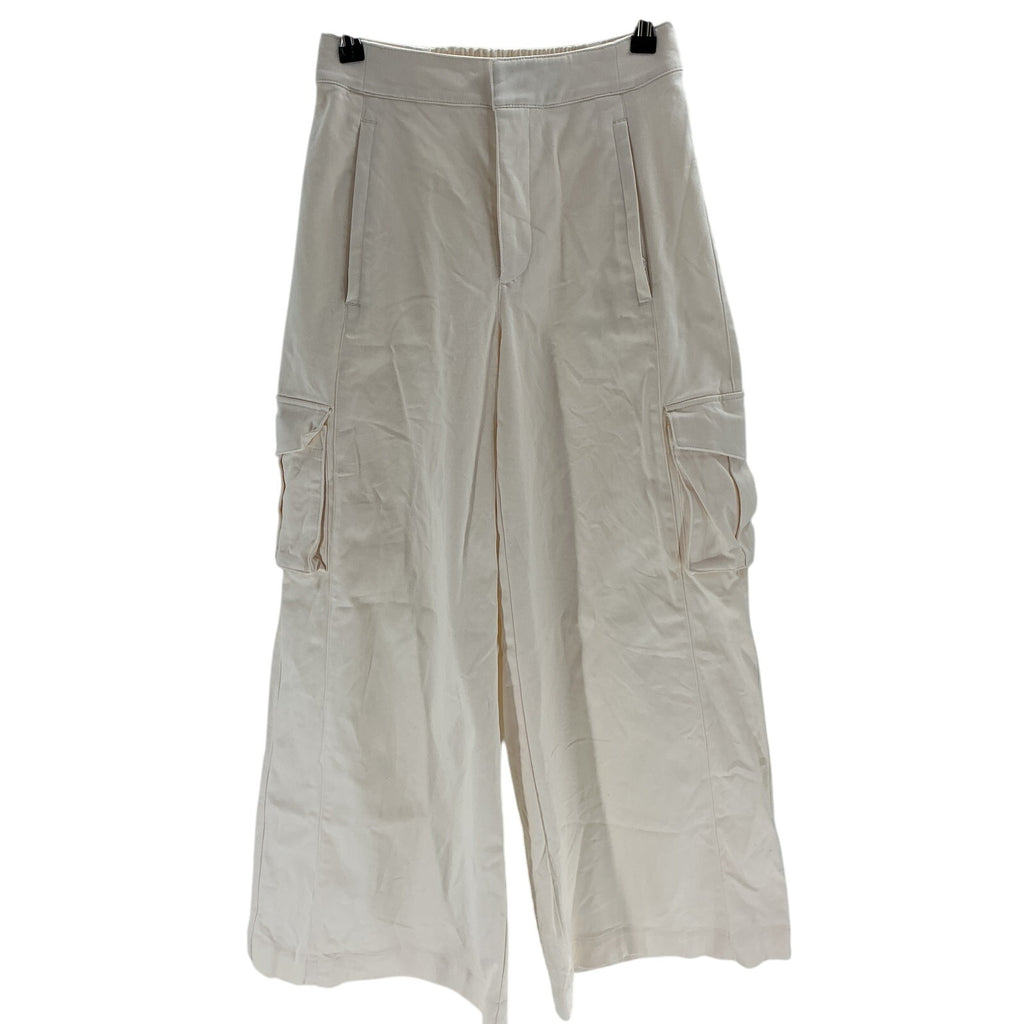 Alo Yoga Show Off Cargo Beige Cotton Wide Leg Trouser (Regular) Size XS