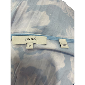 Vince Elegant Powder Blue Magnolia Midi Dress Size M