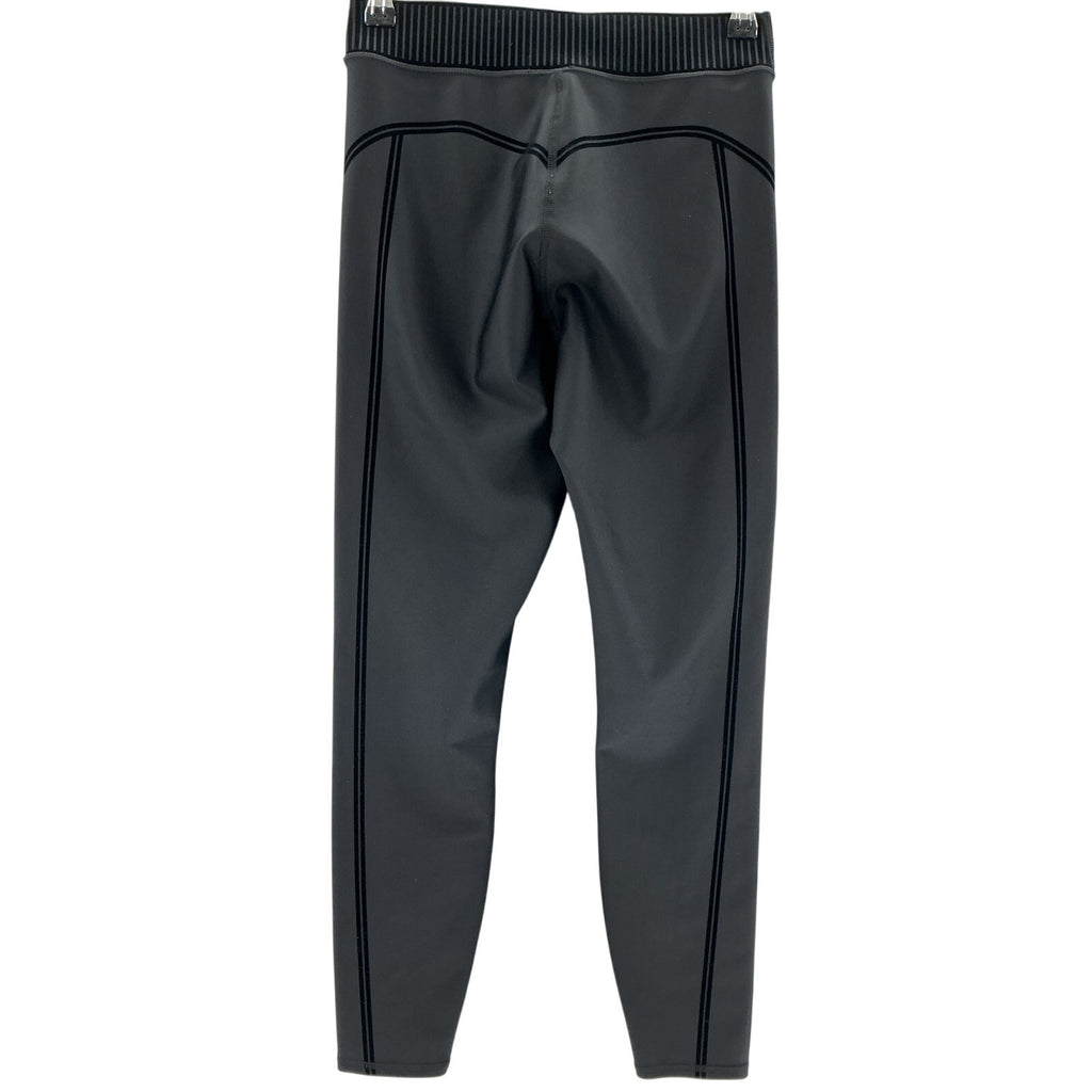 Alo Yoga 'Airlift' Black Polyester High-Waist 7/8 Line Up Legging Size S