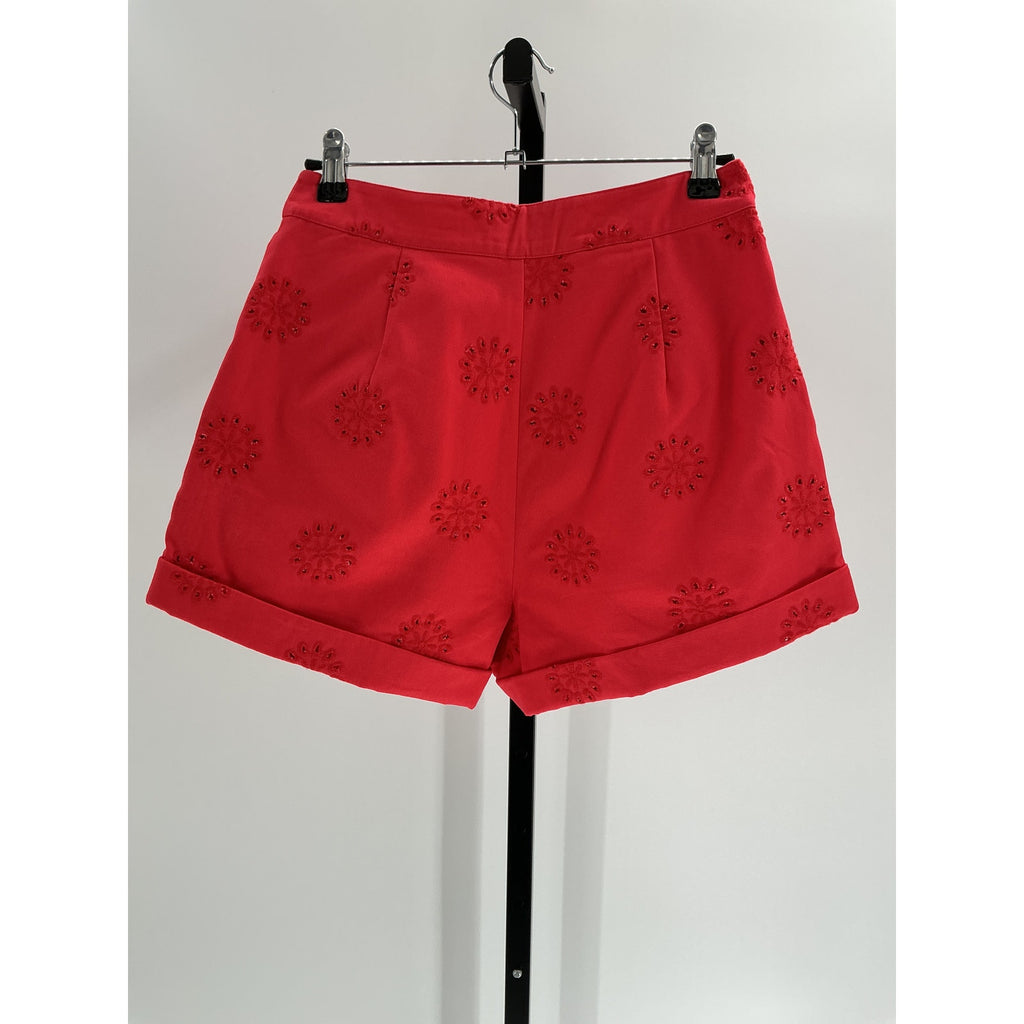 Majorelle 'Jessi' Red Cotton Short Size S