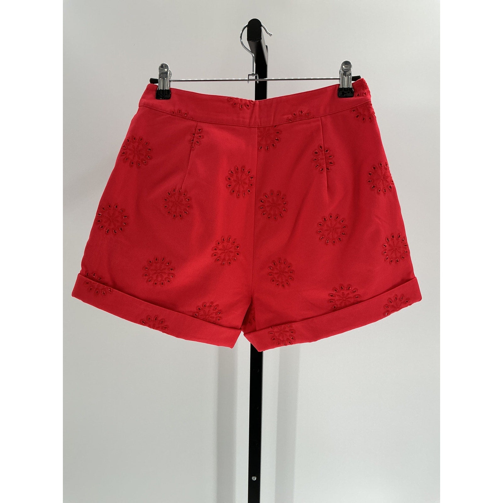 Majorelle 'Jessi' Red Cotton Short Size S