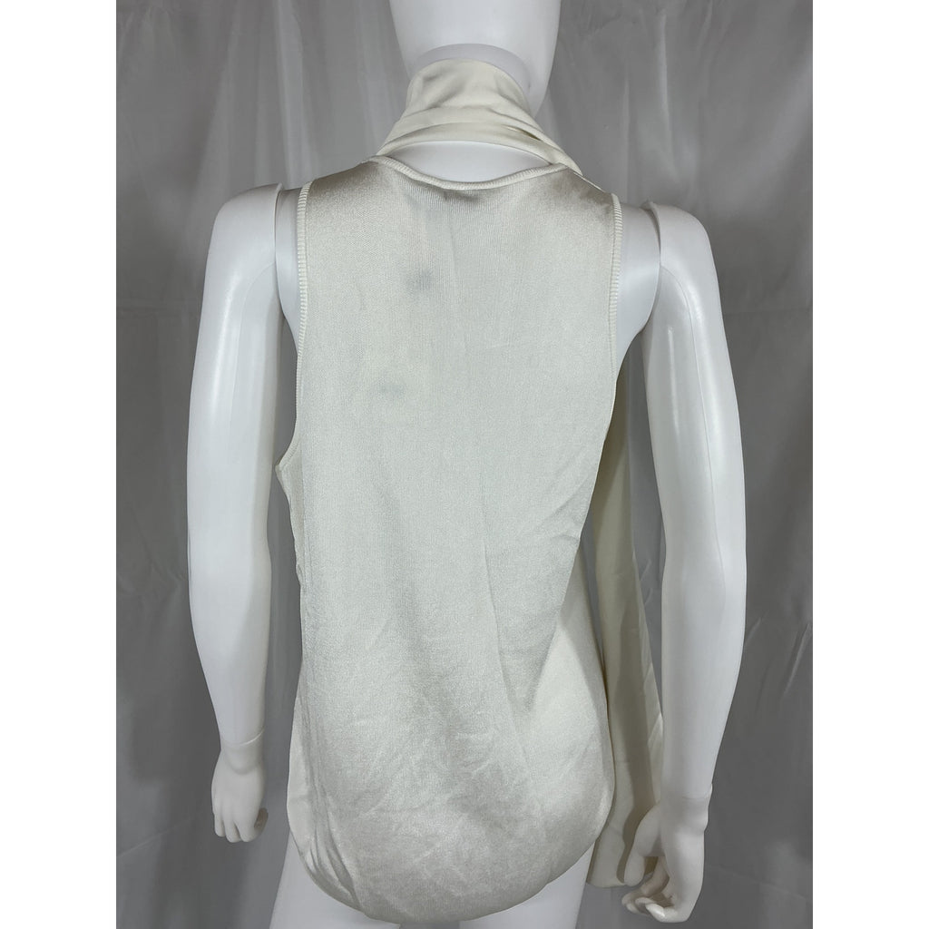 Simkhai 'Mckinnon' White Tie Neck Top Size M - NWT