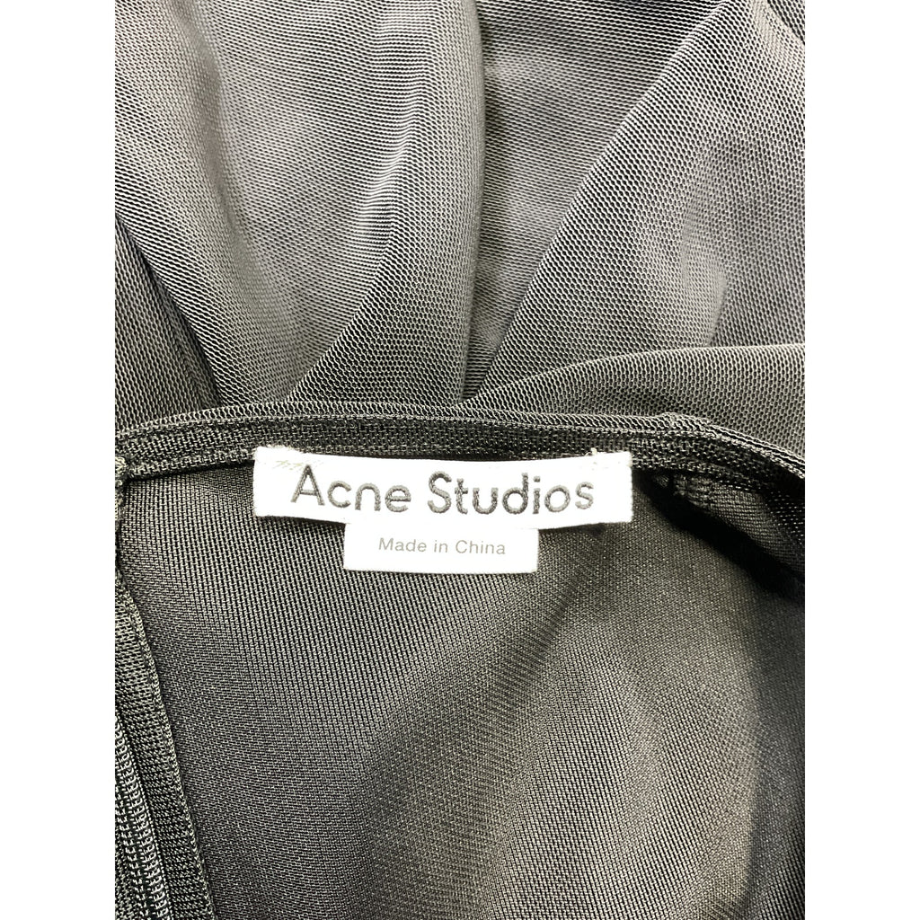 Acne Studios 'Tanada' Black Power Mesh Top Size 34
