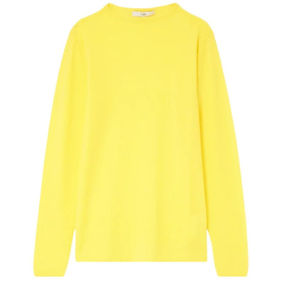 Tibi Vibrant Yellow Wool Blend Sweater Size L