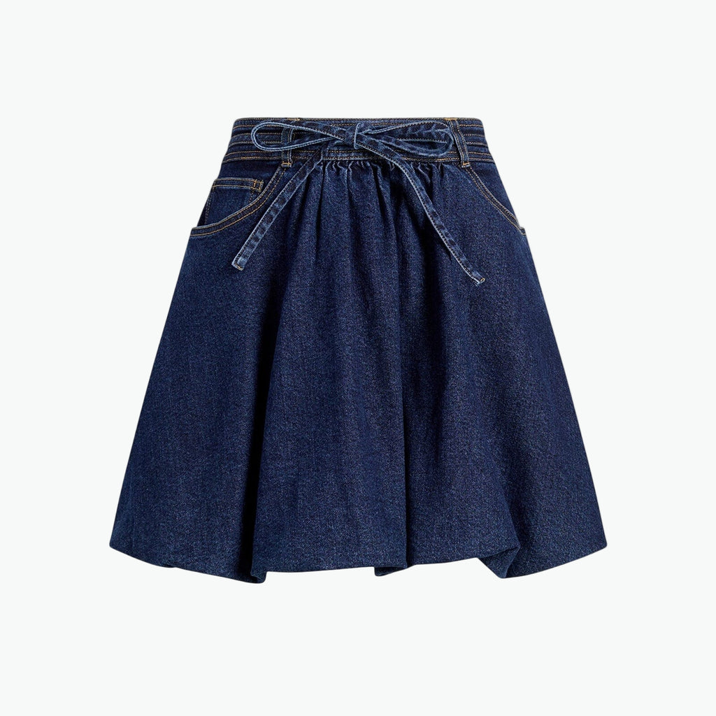 Cinq à Sept 'Steph' Blue Cotton Skirt Size 0 - NWT