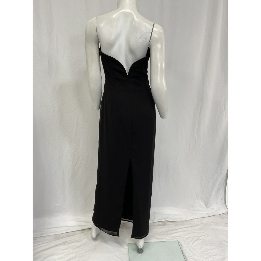 Katie May 'Ursula' Black Polyester Gown Size M