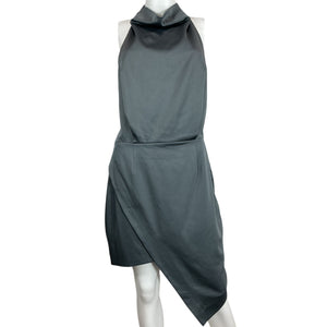 Elliatt Asymmetric Gray Camo Cocktail Dress Size L
