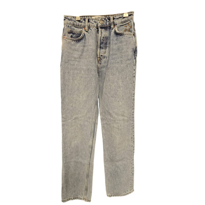 Reformation High Rise Straight Star Embroidered Sloane Cynthia Size 24 Denim Jeans
