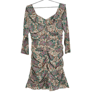 Veronica Beard Floral Multicolor Lozano Minidress Size 8