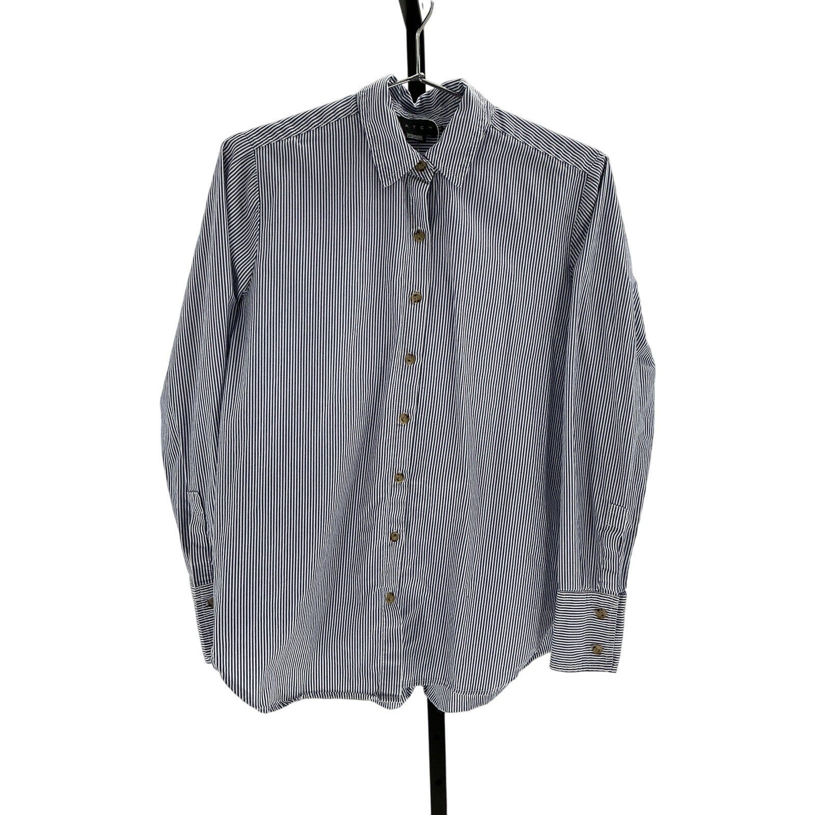 Hatch The Classic Blue Cotton Buttondown Size 0