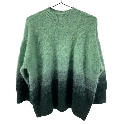 Simon Miller Gradient Green Crewneck Sweater Size XS