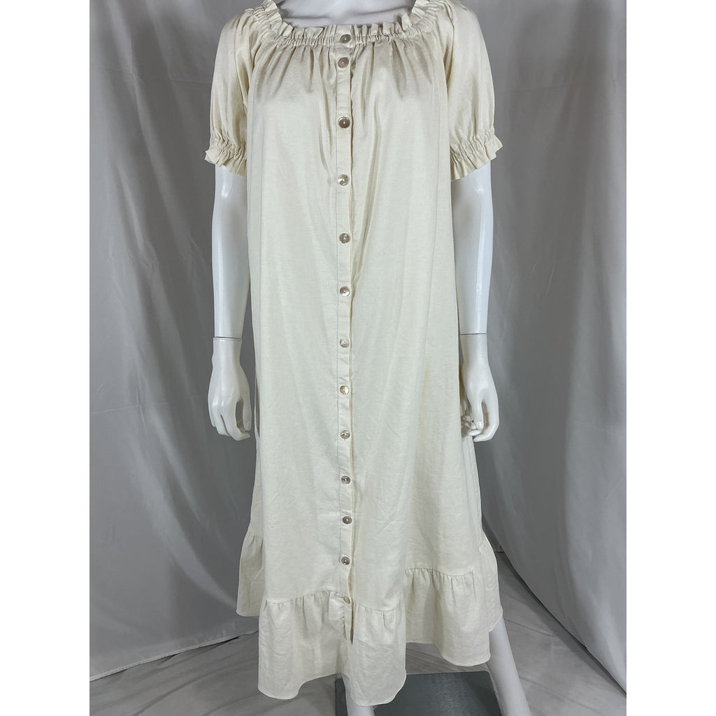 Tularosa 'Kami' White Linen Midi Dress Size XS - NWT