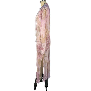 Acne Studios Sheer Pink Daftan Dress Size 40 EU / 8 US