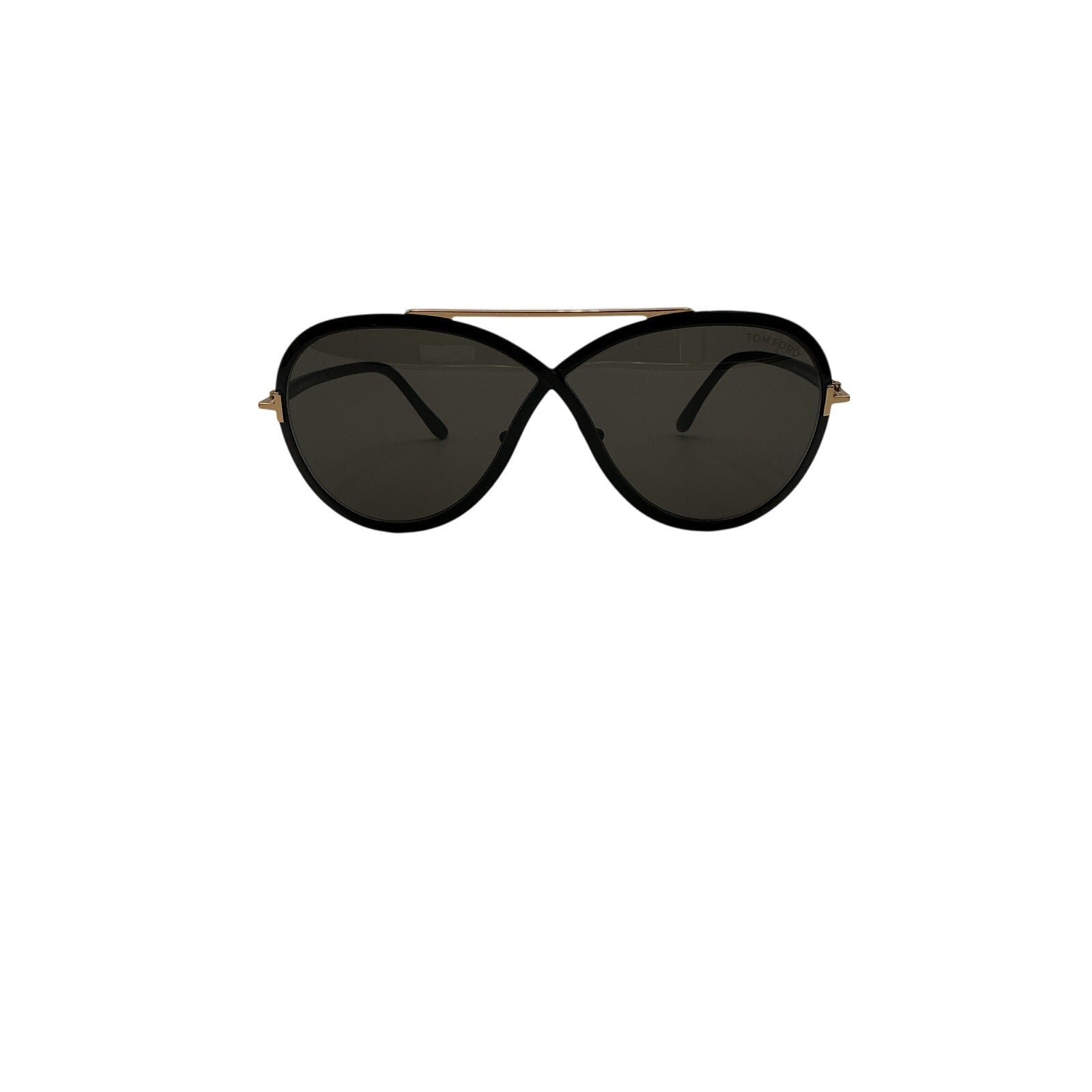 Tom Ford 'Rickie' Black Acetate Sunglasses Size OS
