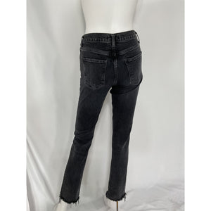 Agolde 'Lyle' Black Low Rise Slim Denim Jean Size 24