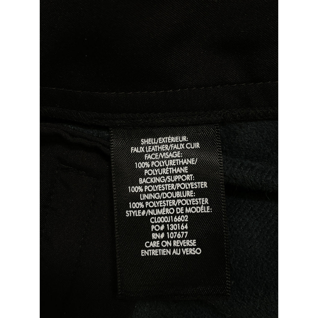 Alice + Olivia 'Reagan' Black Vegan Leather Shorts Size XS