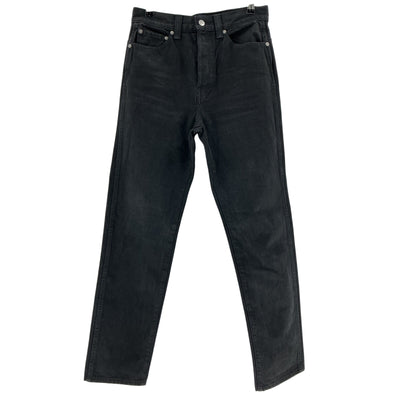 Khaite 'Corben' Black Cotton Low-Rise Denim Jean Size 24