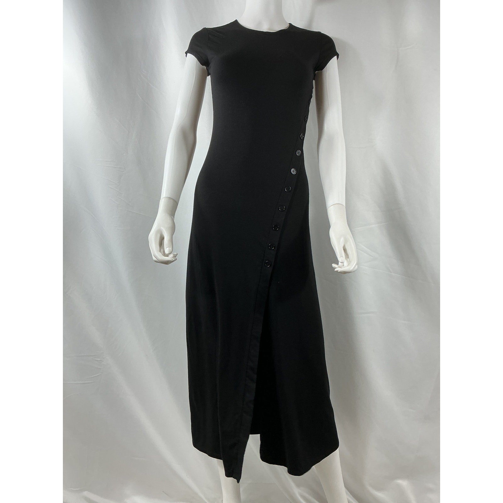 Reformation 'Kamila' Black Knit Dress Size S