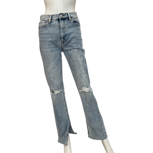 Pistola Distressed Villa Colleen Slim Flare Denim Jeans Size 26