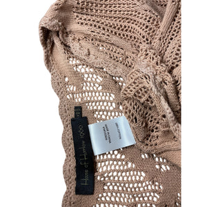 House Of Harlow 1960 Pointelle Tan Kameli Sweater Size XS