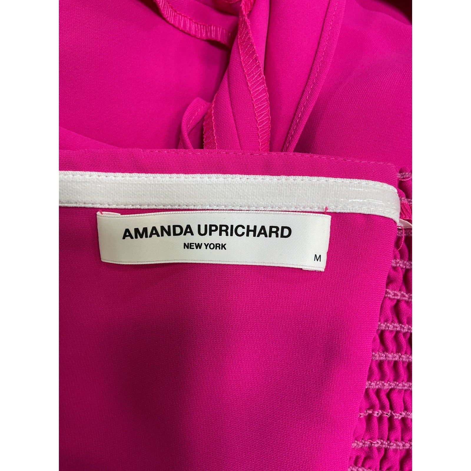 Amanda Uprichard 'Mandy' Pink Midi Dress Size M