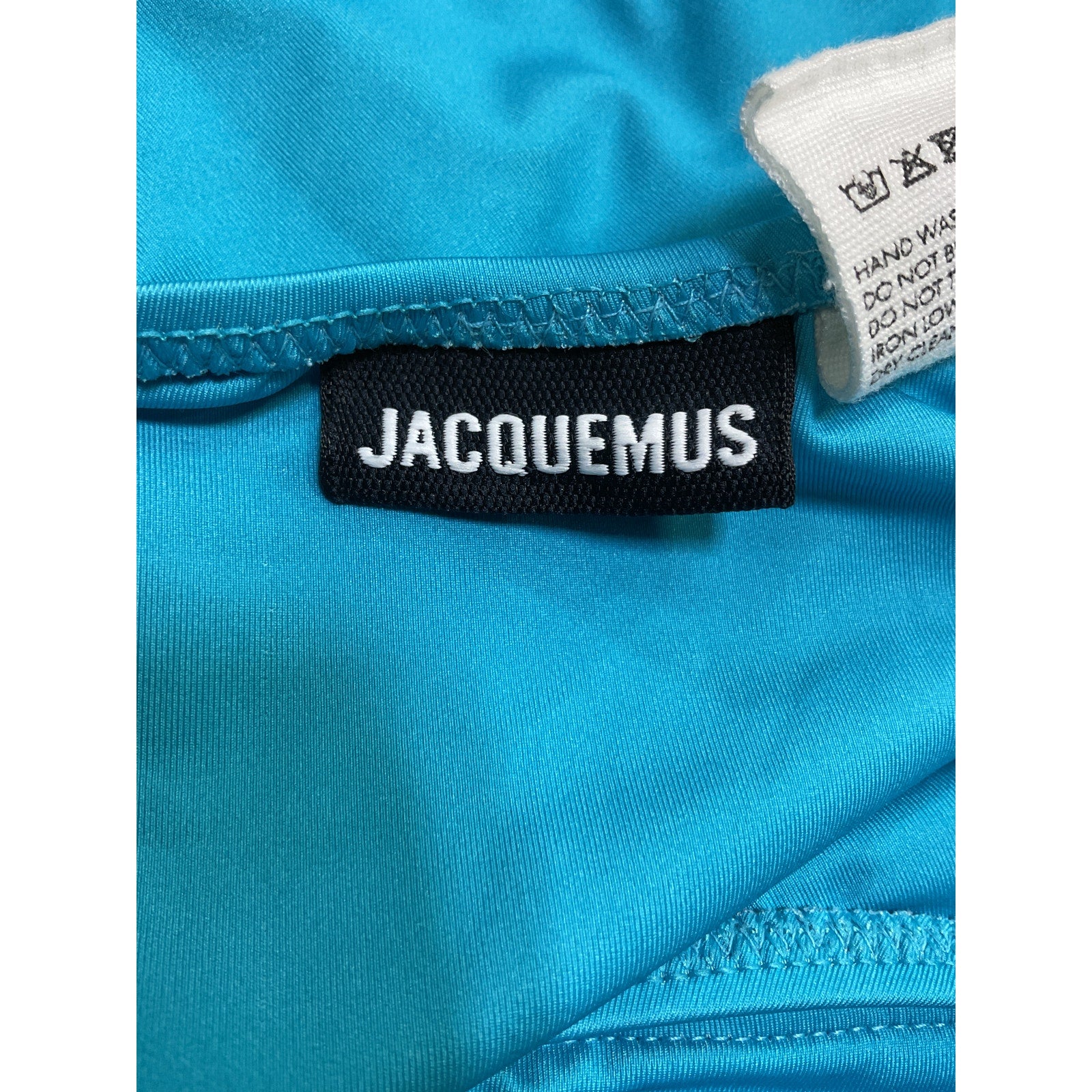 Jacquemus Le Maillot Blue Polyester Aranja Bodysuit Size M