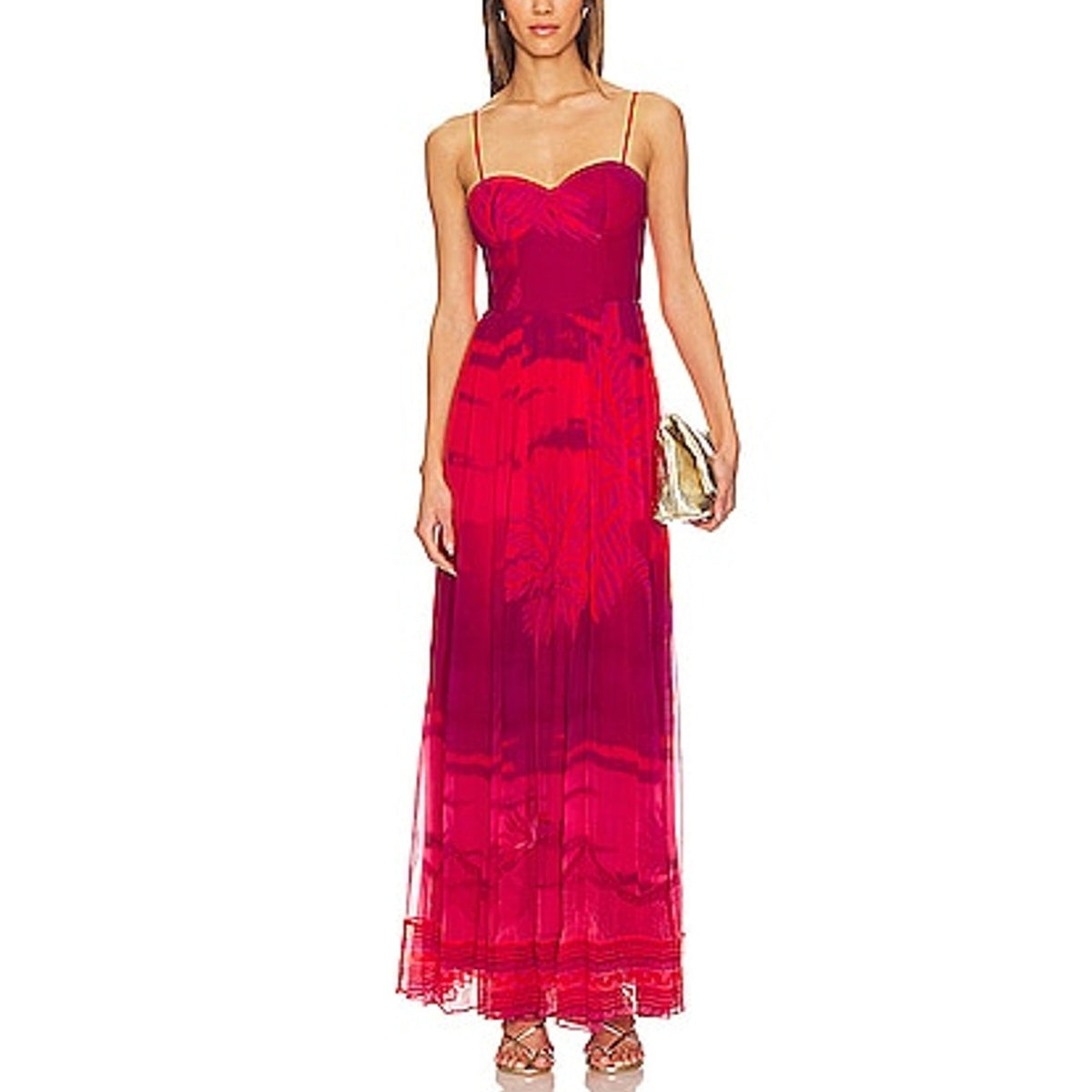 Hemant And Nandita Vibrant Multicolor Soma Maxi Dress Size S
