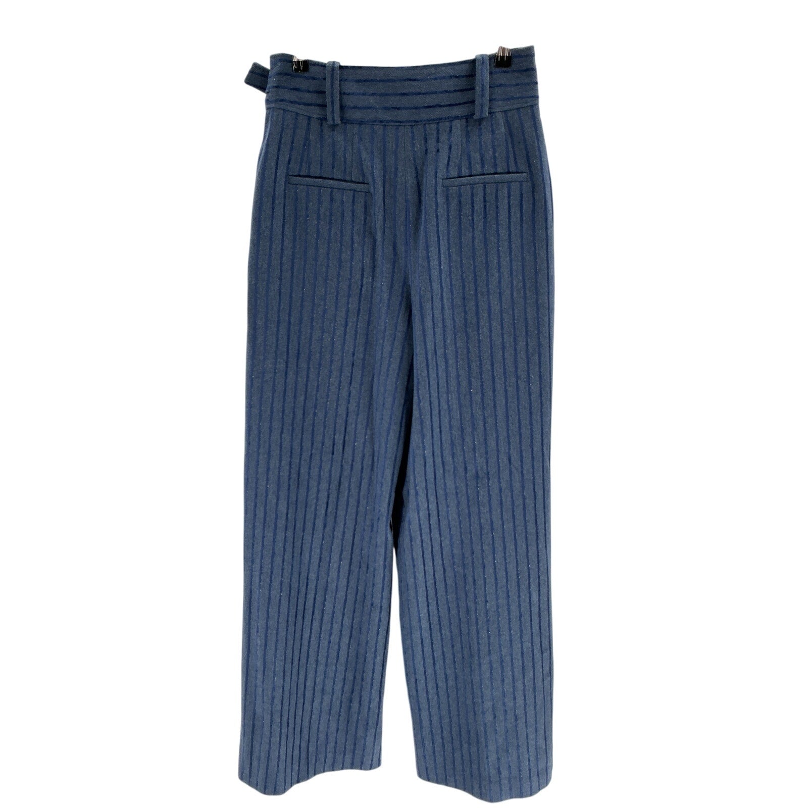 S�zane 'Rocio' Blue Wool Trousers Size 38