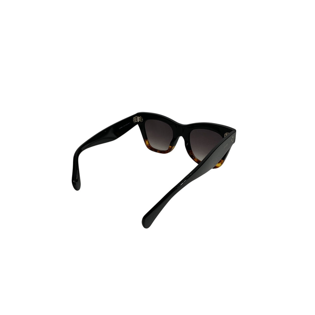 Celine 'Cat Eye' Black Sunglasses Size OS