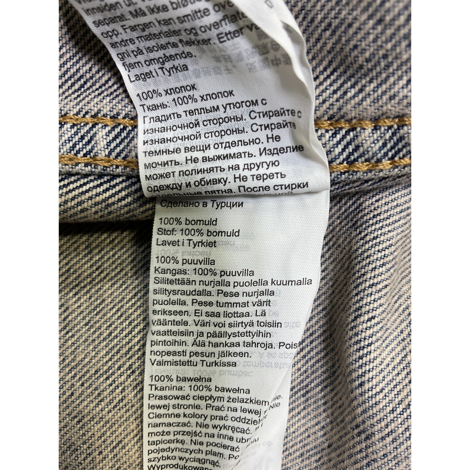 Allsaints 'Milena' Blue Cotton Hooded Jacket Size XS / S