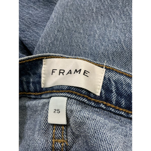 Frame 'Le Jane' Blue Wide Leg Denim Jeans Size 25