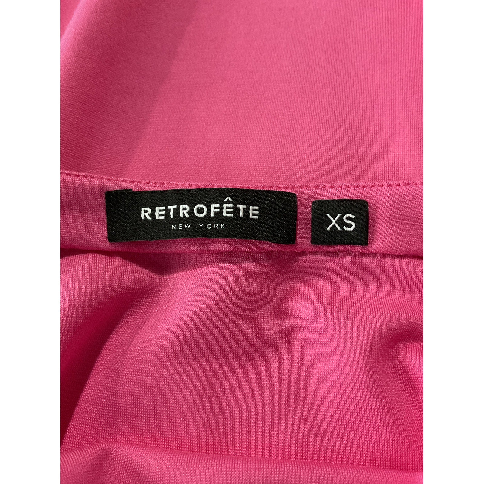 Retrofete 'Regina' Pink Polyester Dress Size XS