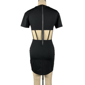 Rta Cutout Black Angela Mini Dress Size S
