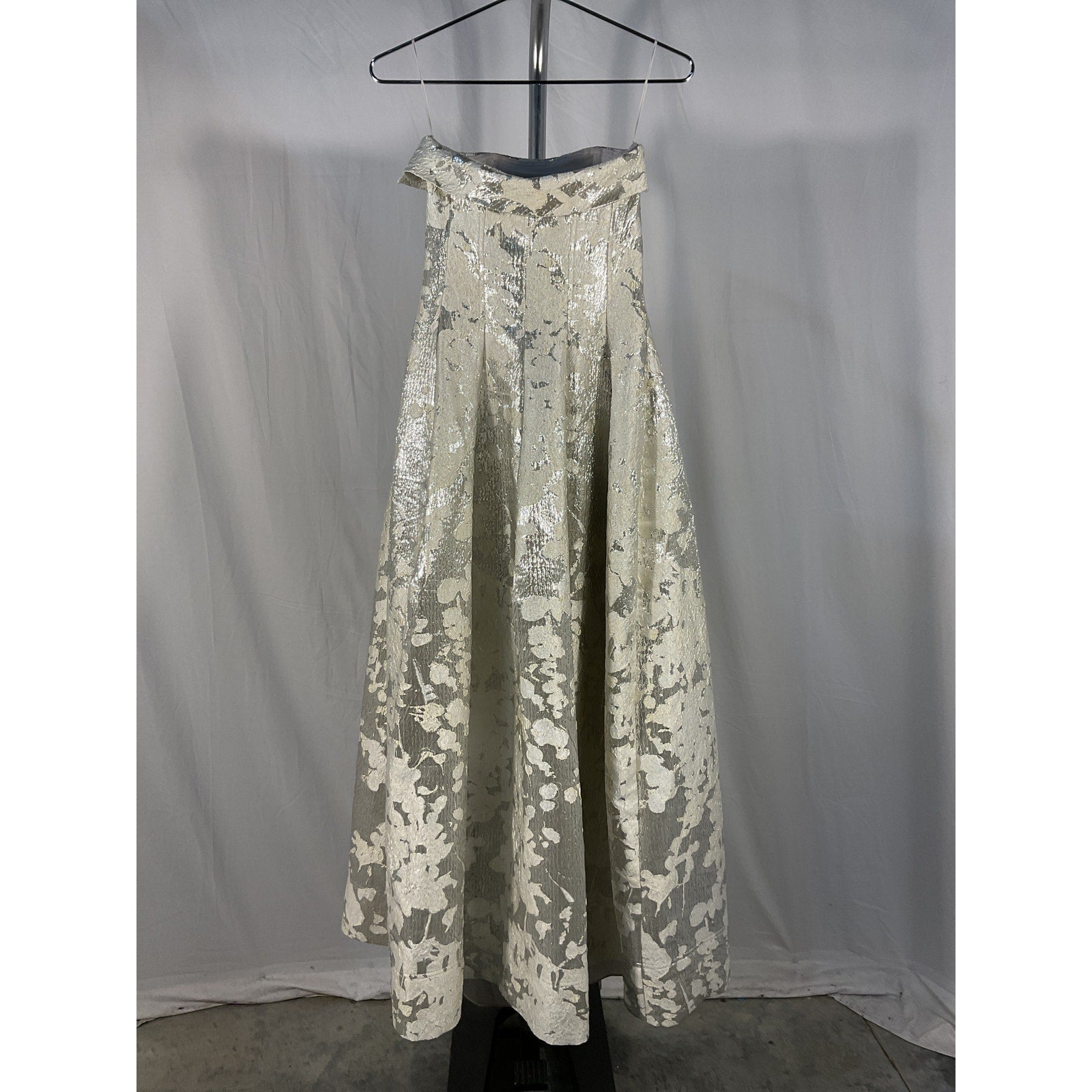 Simkhai 'Octavia' Silver Gown Size 0