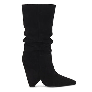 Raye Suede Black Tarrytown Boots Size 7